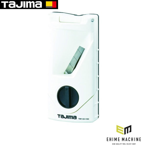 タジマ ボードカンナ 面取り用 全長120mm V30 白色 (TBK120-V30)(4975364056672) TAJIMA TJMデザイン