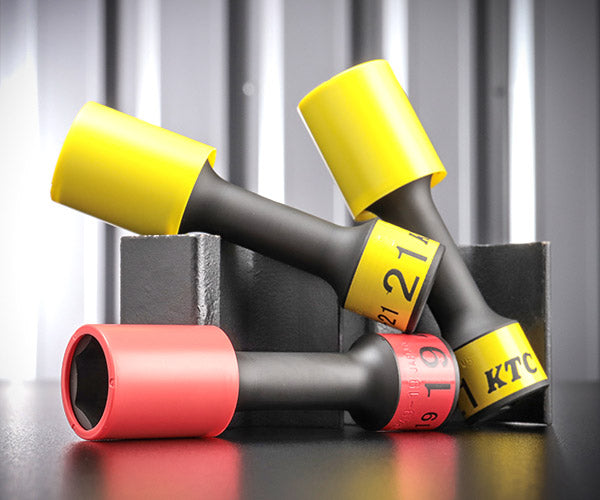 [26AW限定セット] KTC タイヤ着脱整備応援キャンペーン ホイールガードソケット3本セット 19mm+21mm×2 (TBP4903GSPA) 京都機械工具