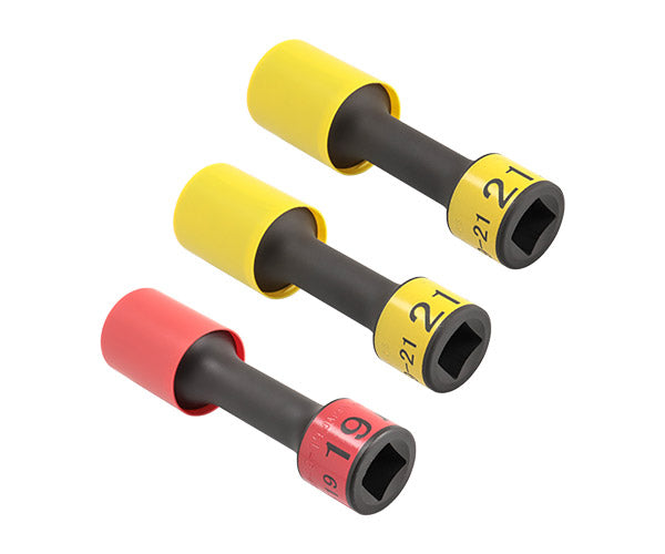 [26AW限定セット] KTC タイヤ着脱整備応援キャンペーン ホイールガードソケット3本セット 19mm+21mm×2 (TBP4903GSPA) 京都機械工具