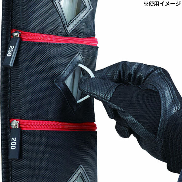ベッセル 結束バンドホルダー 3サイズ収納 200・250・300mm用 腰ベルト 吊り下げ 吸盤フック付 配線作業 盤内結線 (TCH-300) (4907587041258) VESSEL