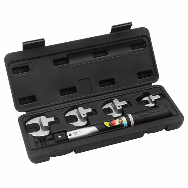 TONE 新冷媒用トルクレンチ スパナヘッド交換式 4サイズ対応 17・22・26・29mm (TCSP01)(4953488485592) トネ