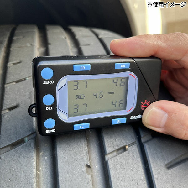 [26SS新商品] 旭産業 メモリー機能付きタイヤ溝ゲージ TDG-415U (4562353452869) ASAHI