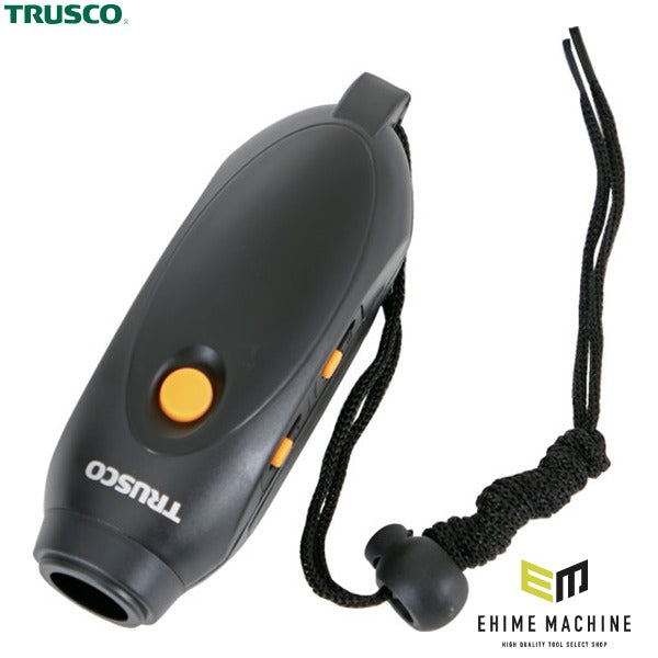 TRUSCO 電子ホイッスル ロック機能付 約125dB 3音色 収納ケース付 (TEWH-125)(4550414293872) トラスコ中山