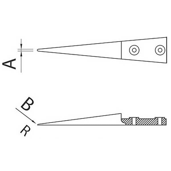 日本正規品 デュモン 先端チップ 白デルリン (TIP-4-DEL)(7640126713830) DUMONT