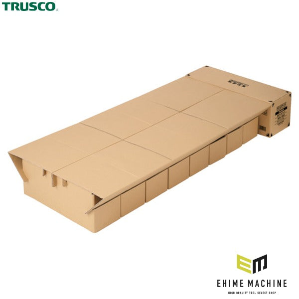 TRUSCO 段ボールベッド ナチュラル 900x1920x300mm 耐荷重200kg 組立約5分 (TNDB1990NA)(4550414097005) トラスコ中山