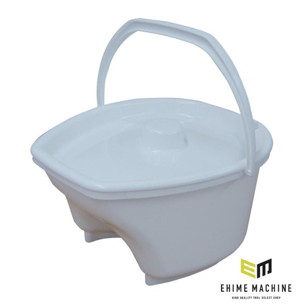 トンボ ポータブルトイレ用バケツ フタ付 適合07425・07426・07427 日本製 (07430)(4973221074302) TONBO 新輝合成