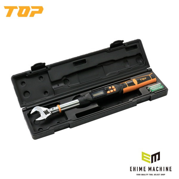 TOP モンキ形デジタルトルクレンチ 調整範囲27～135N・m デジタル トルク管理 (DH135-15BN)(4975180373236)トップ工業