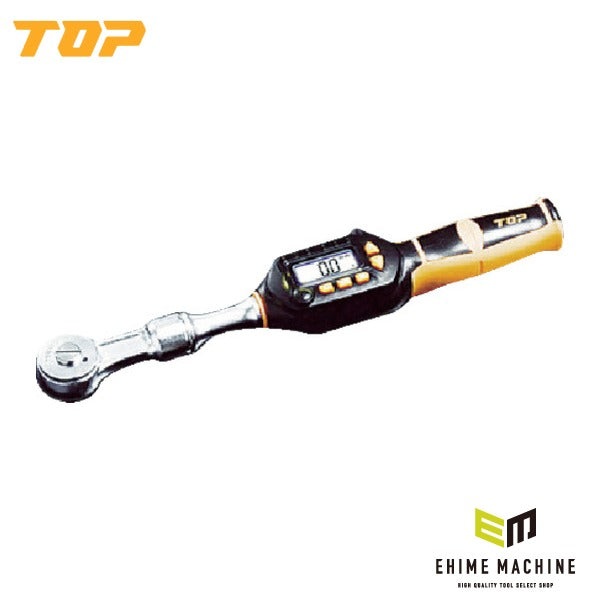TOP ラチェット形デジタルトルクレンチ 調整範囲17～85N・m デジタル トルク管理 (DRH085-15BN)(4975180373489)トップ工業