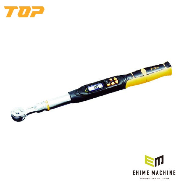 TOP ラチェット形デジタルトルクレンチ 調整範囲27～135N・m デジタル トルク管理 (DRH135-15BN)(4975180373496)トップ工業