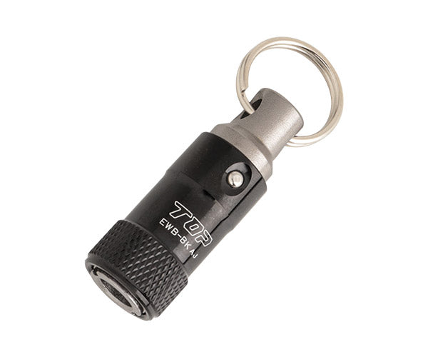TOP ワンタッチ式ビットホルダー(リング付) ブラック (EWB-BK)(4975180933836) トップ工業