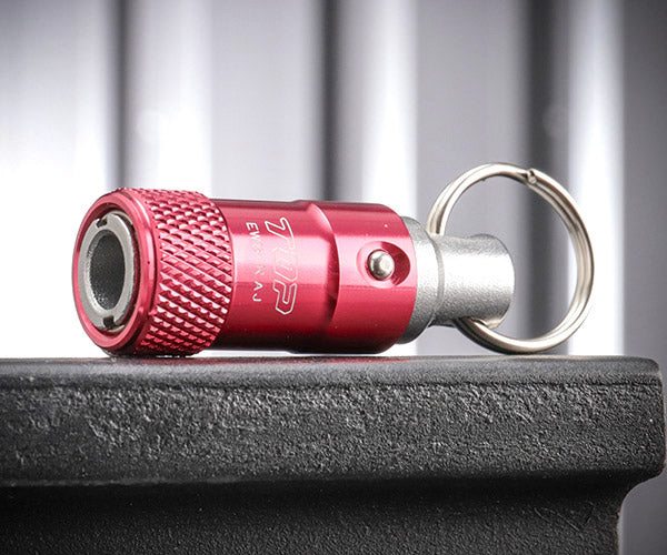TOP ワンタッチ式ビットホルダー(リング付) レッド (EWB-R)(4975180933829) トップ工業