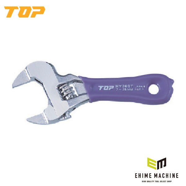 TOP ショートエコワイド エコフォーク バイオレット シール付 (HY-26STVH)(4975180150752)トップ工業