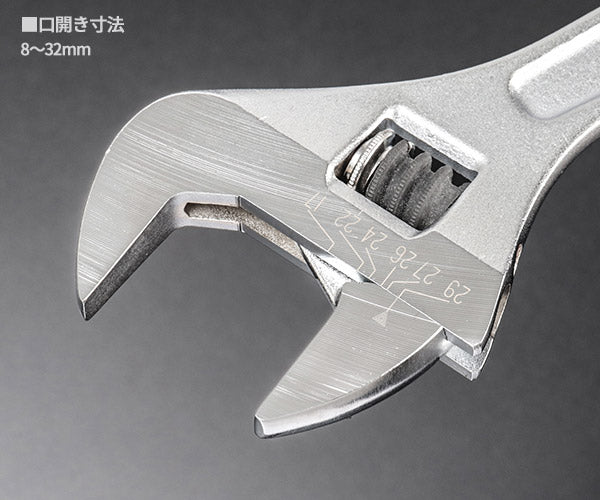 TOP 空調用モンキーレンチ エアワイド HY-32L (4975180150493) トップ工業 天カセ冷媒配管作業専用ロングモンキーレンチ