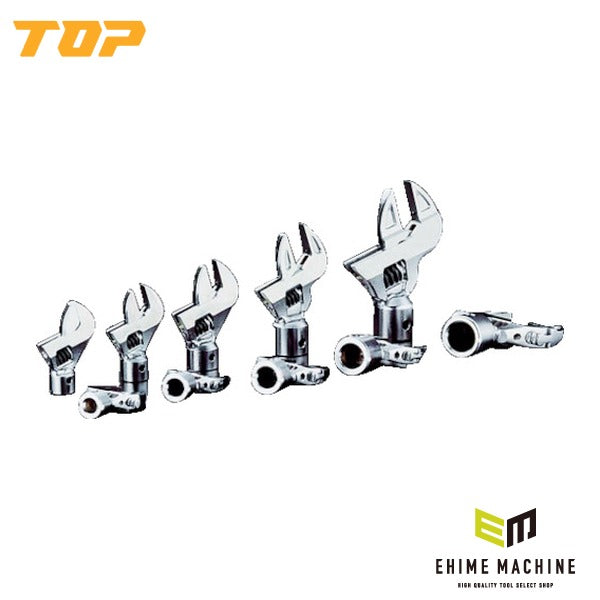 TOP モンキ形トルクヘッド(目盛り付) 口開き17～49mm 交換ヘッド (HY49-22TH)(4975180372406)トップ工業