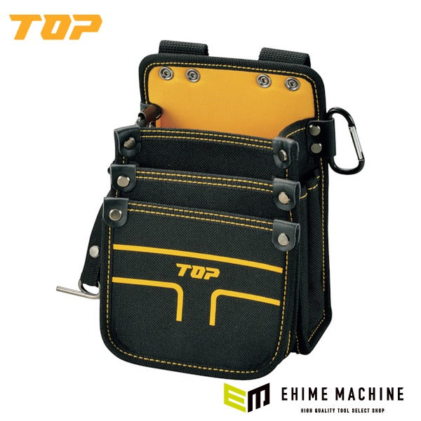TOP 電工用腰袋3段タイプ(小) 電工 工具袋 (TPD-301S)(4975180951052)トップ工業