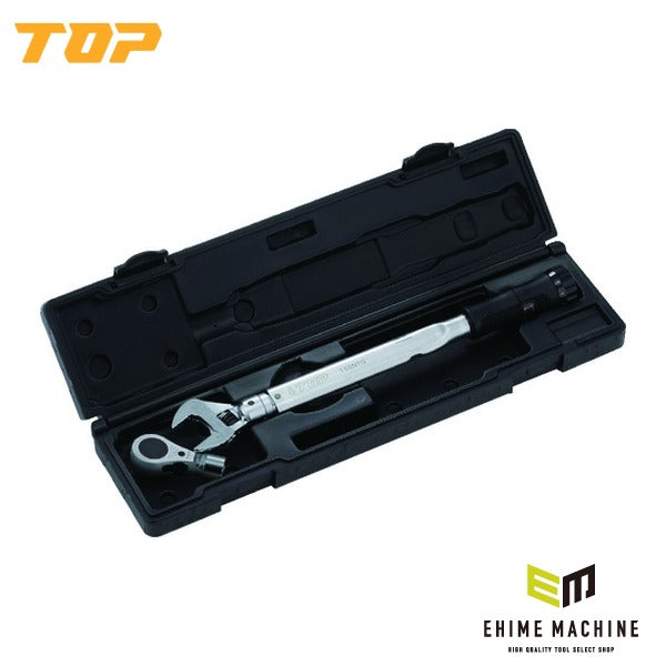 TOP モンキ形/ラチェットN形グリップ付トルクレンチセット トルク管理 (TS-100NTG-N)(4975180375810)トップ工業