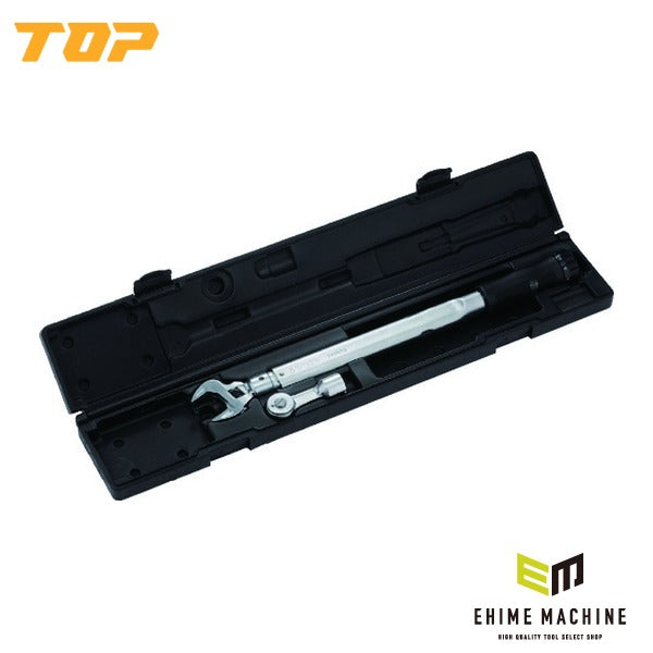 TOP モンキ形/ラチェット形グリップ付トルクレンチセット 調整範囲40～200N・m トルク管理 (TS-200NTG)(4975180375742)トップ工業