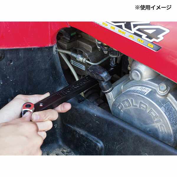 タイトリーチ エクステンションレンチ 1/4インチ 狭所対応 軽量アルミ製 TR14V1 (0850635002012) Tite-Reach