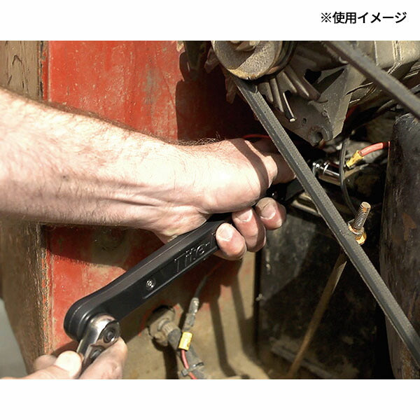 タイトリーチ エクステンションレンチ 1/4インチ 狭所対応 軽量アルミ製 TR14V1 (0850635002012) Tite-Reach