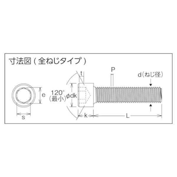 TRUSCO 六角穴付ボルト 細目 スチール(SCM435) 黒染メ M10×30 P1.25 16本入 B1501030P1.25 トラスコ