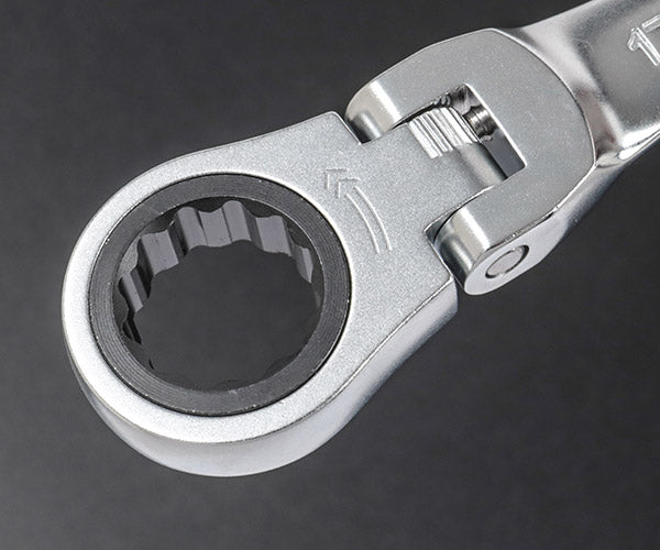 [数量限定] TONE ラチェットめがねソケットセット 15点 首振ラチェットレンチ 8～19mm ツールバッグ付 (TST115) (4953488491845) トネ