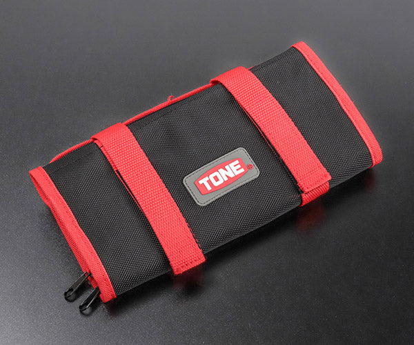 [数量限定] TONE ラチェットめがねソケットセット 15点 首振ラチェットレンチ 8～19mm ツールバッグ付 (TST115) (4953488491845) トネ