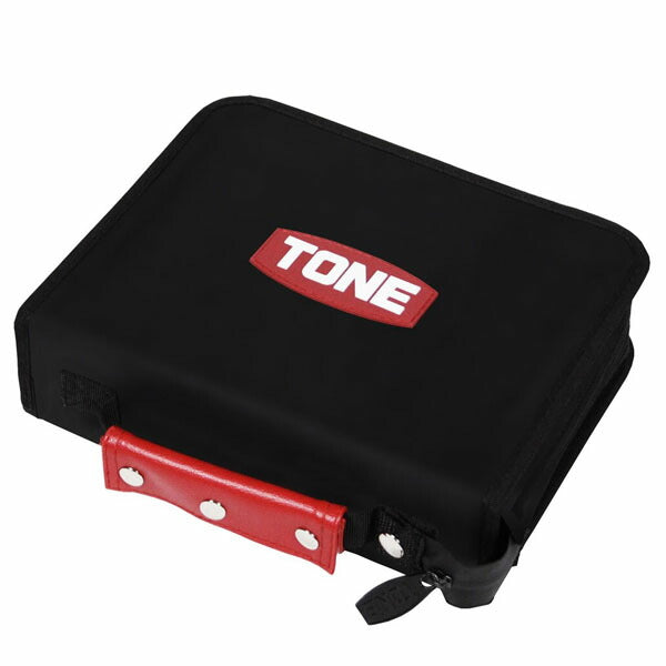 TONE 整備用工具セット ツールセット ブラック 間口250×奥行200×高さ70mm 21点セット (TSX3172)(4953488453096) トネ