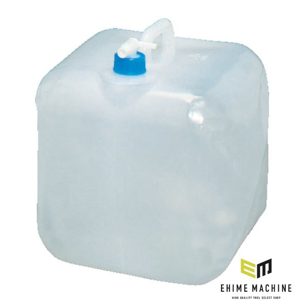 アイリスオーヤマ ウォータータンク 10L 折りたたみ コック付 給水タンク 防災 (WAT-10L)(4905009720279) IRIS OHYAMA