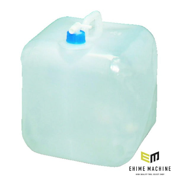 アイリスオーヤマ ウォータータンク 20L 折りたたみ コック付 給水タンク 防災 (WAT-20L)(4905009720293) IRIS OHYAMA