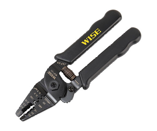 WISE 精密電工ペンチミニ WCP-01 切断、ストリップ、圧着の作業が可能 ワイズ カーナビやドラレコなどの電装機器の取付作業に フジ矢グループ