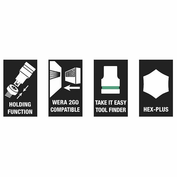 日本正規品 ヴェラ 3/8DR(Hex-Plus)ビットソケットセット(ホールド) (003181)(4013288195067) ベラ Wera