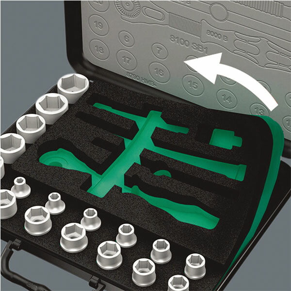 日本正規品 ヴェラ 1/4DR ソケットレンチセット(ZYKLOP) (003535)(4013288121127) ベラ Wera