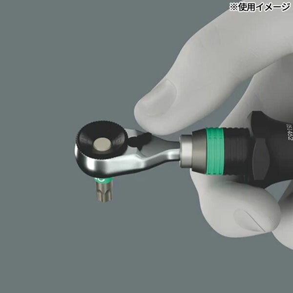 【7月の特価品】日本正規品 Wera Zyklop Mini 4 ビットラチェットヘッド 6.35mm(1/4) 全長50mm 60歯 (003662)(4013288234650) ヴェラ ベラ