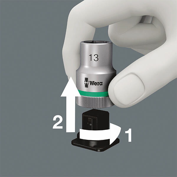 日本正規品 ヴェラ 1/4DR/9点 ソケットセット(ZYKLOP) (003883)(4013288190789) ベラ Wera