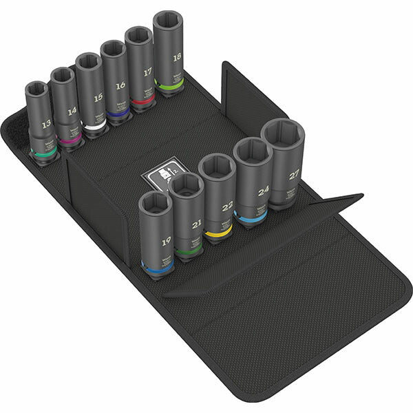 日本正規品 ヴェラ ディープインパクトソケットセット 1/2SQ 13-27 (004841)(4013288224088) ベラ Wera