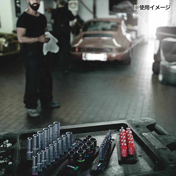 日本正規品 ヴェラ ディープソケットセット 1/4SQ  9点入 レール付 (005410)(4013288223210) ベラ Wera