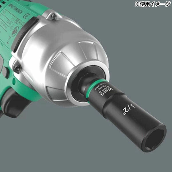 日本正規品 Wera ZYKLOP ディープインパクトソケット 9.5sq.(3/8) 21mm 全長63mm (005561)(4013288233196) ヴェラ ベラ