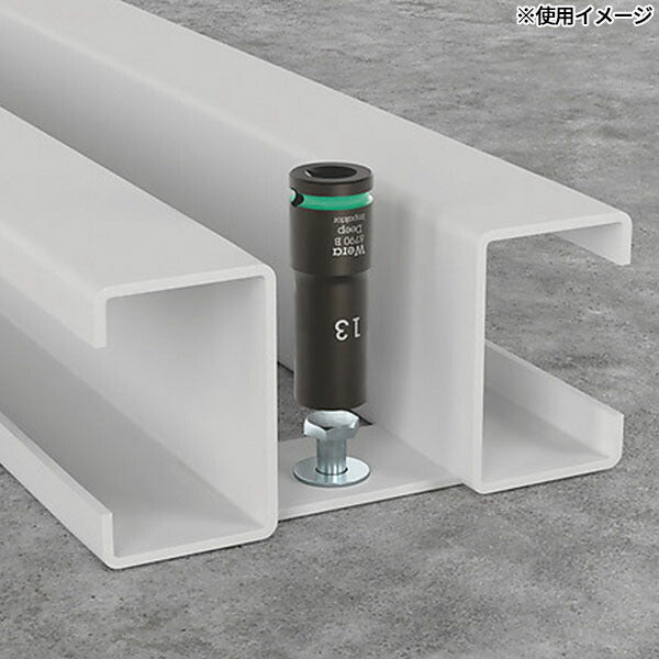 日本正規品 Wera Impaktor ディープインパクトソケットセット レール付 9.5sq.(3/8) 10点 10~24mm (005590)(4013288233554) ヴェラ ベラ