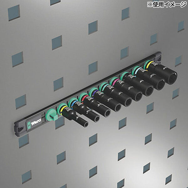 日本正規品 Wera Impaktor 3/8 ディープ インパクターソケットセット レール付 9点 インチ (005591)(4013288233561) ヴェラ ベラ