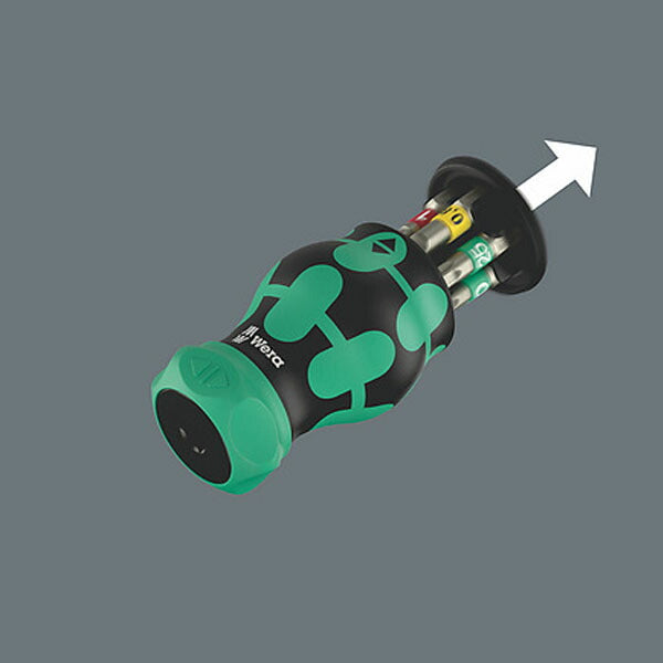 日本正規品 ヴェラ スタビードライバービットセット RA1（ラチェット式） 6点ビット内蔵 (008891)(4013288233936) ベラ Wera
