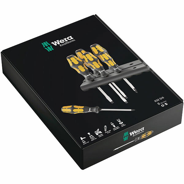 日本正規品 ヴェラ 6本組チゼルドライバーセット （+ －) (018283)(4013288134479) ベラ Wera