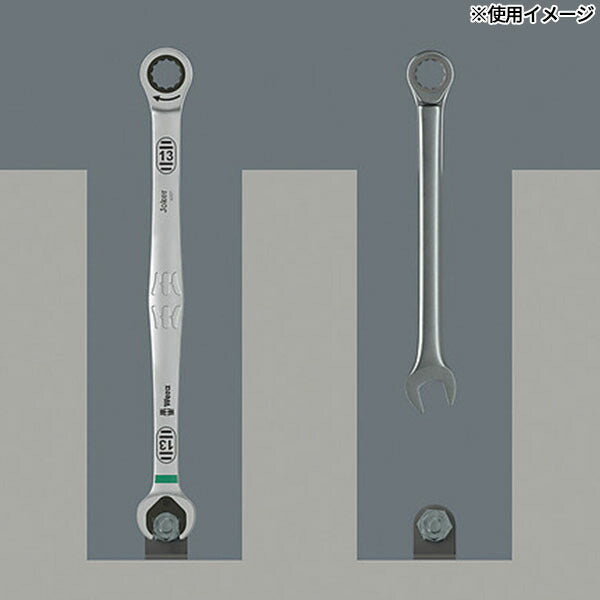 日本正規品 Wera Joker コンビネーションレンチセット ロング ラチェット ケース(ポーチ)付 5点 8~19mm (020380)(4013288233370) ヴェラ ベラ