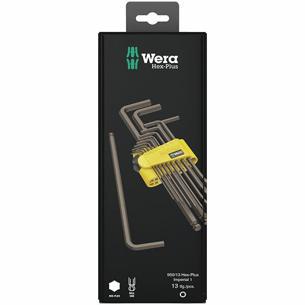 日本正規品 ヴェラ 0.05-3/8/13本組 (Hex-Plus)キーレンチ (021721)(4013288221315) ベラ Wera