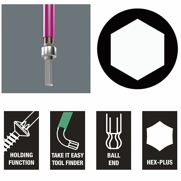 日本正規品 ヴェラ 3.0x123mmHexキーレンチ(ホールド機能付) (022200)(4013288188342) ベラ Wera