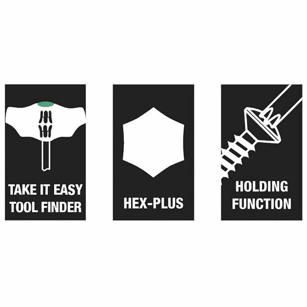 日本正規品 ヴェラ 7本組T型レンチセット HEX メタルラック付 (023453)(4013288221742) ベラ Wera