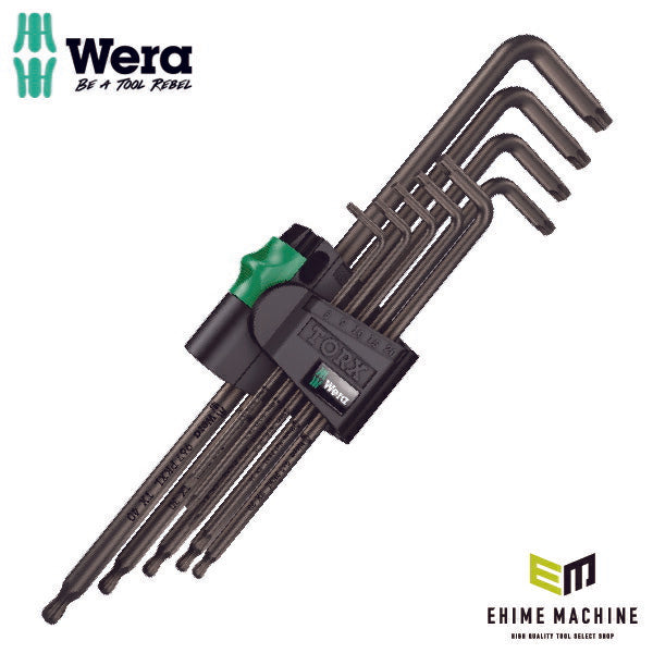 日本正規品 Wera 024460 967/9 TX XL 1 ボールポイントL型トルクスレンチセット 9本組 ホルダー付 05024460001 ヴェラ ベラ