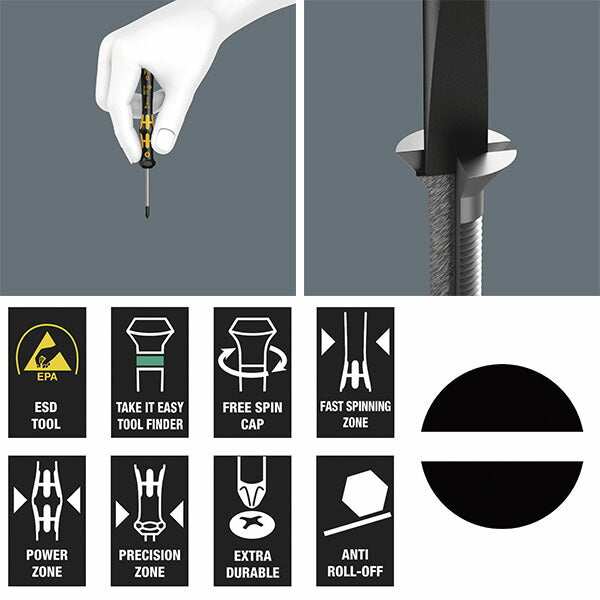 日本正規品 ヴェラ 2.5x0.35x40(マイナス)ドライバー(精密用 ESD) (030108)(4013288194763) ベラ Wera