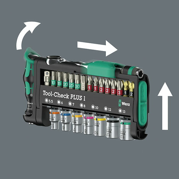 【7月の特価品】日本正規品 Wera Tool-Check PLUS 2 ツールチェック プラス2 39点 Zyklop Mini ビットラチェット/ソケット 6.35mm(1/4) (049056)(4013288234902) ヴェラ ベラ