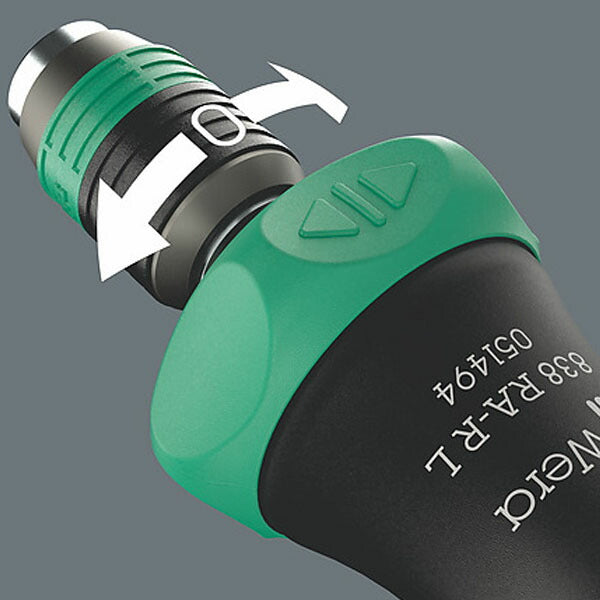 日本正規品 Wera 051494 1/4DR HEX ビットラチェットドライバー ラピダプター搭載 (4013288233608) ヴェラ ベラ