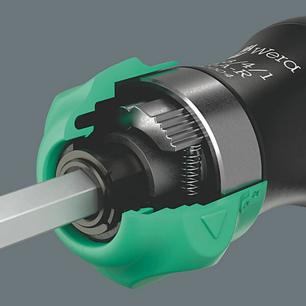 日本正規品 Wera 051515 ラチェット式ドライバー クラフトフォーム コンパクト 25 RA-R ポーチ付 ビット6本収納 (4013288234018) ヴェラ ベラ